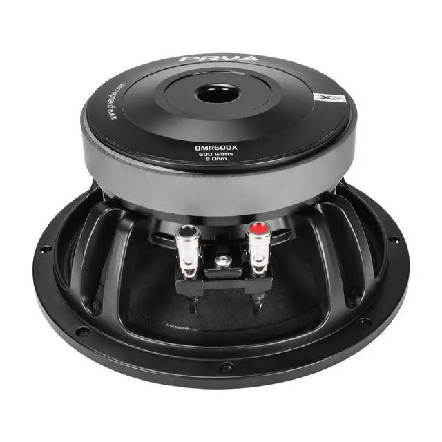 Alt view image 6 of 7 - 8 Inch Midrange Speaker 8MR600X, 600 Watts, 8 Ohm, 2 in Dual Layer Voice Coil, Pro Audio Speaker (Single)