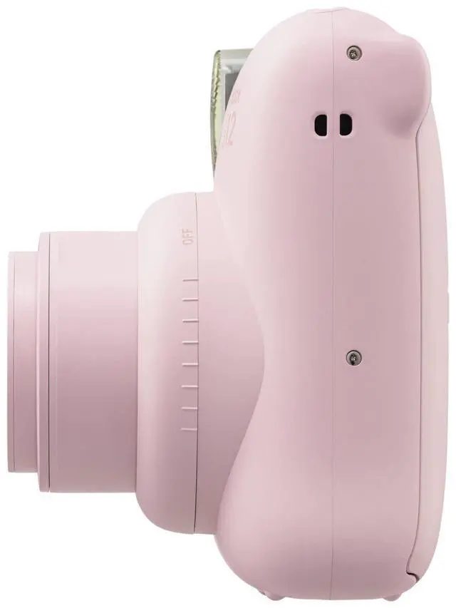 Alt view image 3 of 7 - INSTAX MINI 12 Instant Film Camera (Blossom Pink) + Fuji Instax Instant Film Single Pack - 10 Prints + Protective Case - Pink + Photo Album - + Travel Stickers - Bundle!
