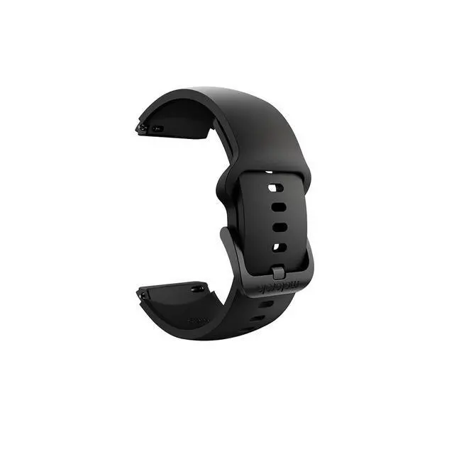 Alt view image 7 of 7 - Moto Watch, OLED 1.4" Display, Bluetooth 5.3, Moto AI, Round, Silicone Black Band, Built-in GPS, Waterproof, for Android Devices (Volcanic Black)