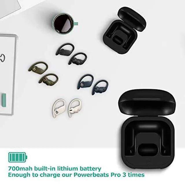 Alt view image 4 of 7 - Charging Case Replacement Compatible with Powerbeats Pro Charger with Bluetooth Pairing Sync Button & 700mAh Built-in Battery (Not Include Power Beats Earbuds)