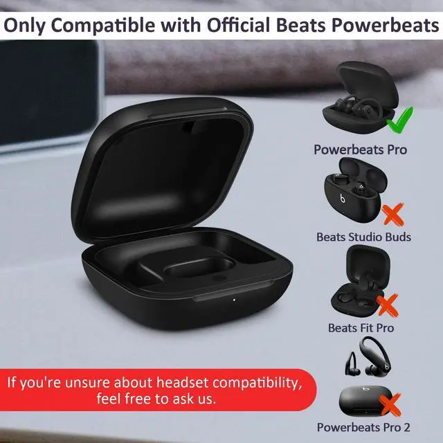 Alt view image 3 of 7 - Charging Case Replacement Compatible with Powerbeats Pro Charger with Bluetooth Pairing Sync Button & 700mAh Built-in Battery (Not Include Power Beats Earbuds)