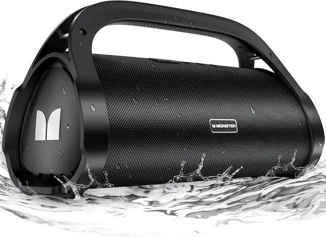 Main image of Adventurer Max Boombox Bluetooth Speaker, IPX7 Waterproof Outdoor Speakers with Double Subwoofer, 100W Stereo Sound and Rich Bass, Wireless Speakers for Home, Party, Beach