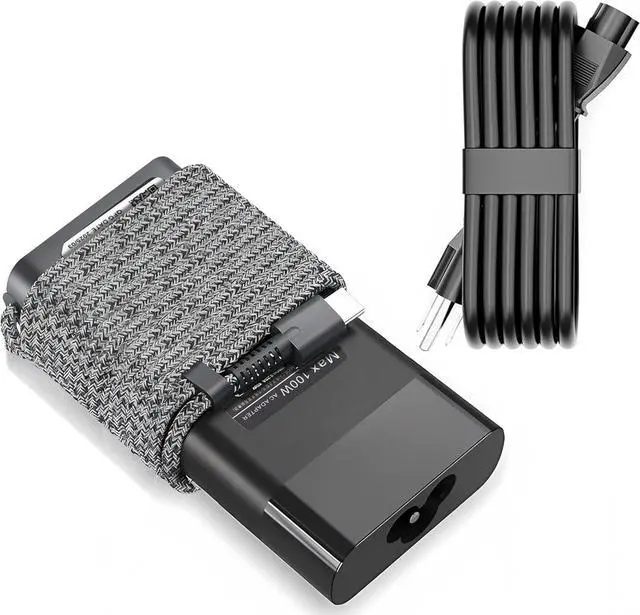 Main image of USB-C Laptop Charger 100W Compatible with HP EliteBook 800/1040/G1i/G1a X360 Series, Pavilion Plus14 14-ew,1010nr16 16-ab0000, ZBookFirefly/14/16G11,TPN-LA31,ProBook440/450G10,OmniBook7 16-ay0087nr