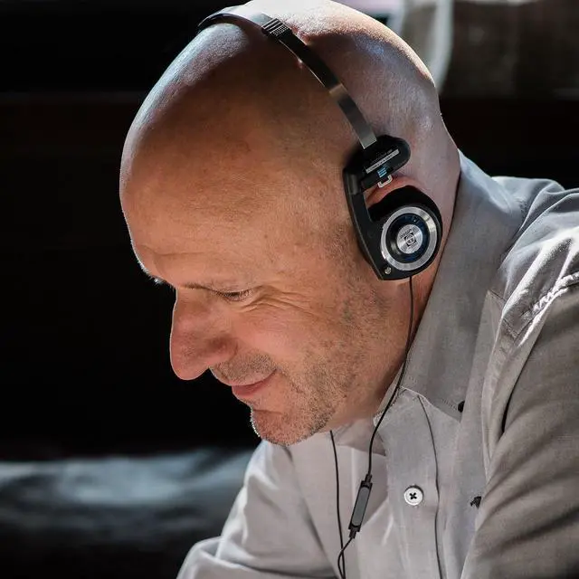 Alt view image 5 of 7 - Porta Pro with Microphone and Remote On-Ear Headphones, Wired Plug | Touch Remote Control, 3.5mm Jack