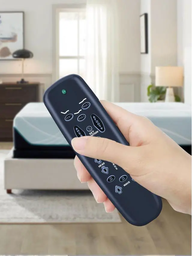Alt view image 5 of 7 - Adjustable Bed Replacement Backlit Remote Control for Leggett and Platt Basis C3, for Lifestyles S-Cape E95 Adjustable Bed (Black)