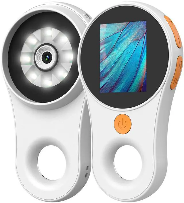 Main image of Digital Microscope Handheld 2.0 inch IPS Color Screen,Portable Digital Magnifying Glass 500x,Marco Microscopes,uilt-in 8LED Lights,USB Compatible with PC Windows, Mac OS