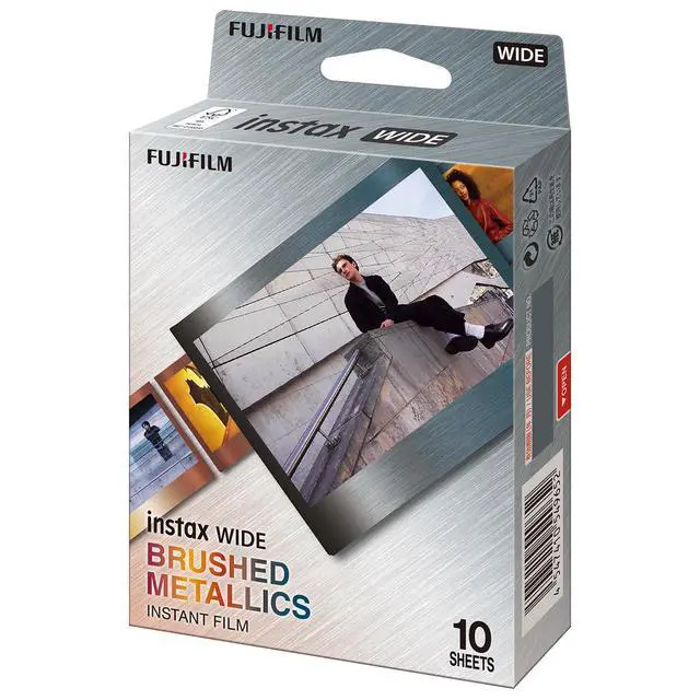 Alt view image 2 of 3 - INSTAX Wide Brushed Metallics Instant Film (2 Pack x10 Exposures)