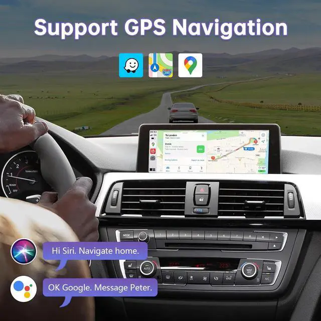 Alt view image 6 of 7 - Wireless CarPlay Interface Decoder for BMW 1/2/3/4 Series NBT | CarPlay Retrofit Kit for BMW F20/F21/F22/F23/F30/F31/F32/F33 with NBT (2011-2015), Wireless Carplay, Android Auto, MirrorLink