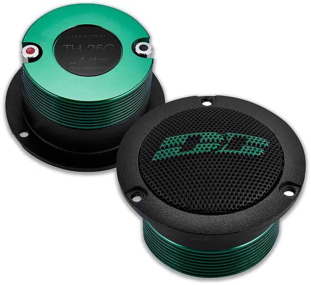 Main image of Pair of Hannibal 35W RMS 4-Ohm 1" VC Titanium Neodymium Tweeters