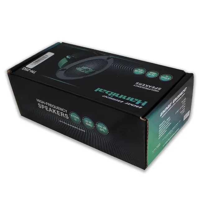 Alt view image 5 of 5 - Pair of Hannibal 35W RMS 4-Ohm 1" VC Titanium Neodymium Tweeters