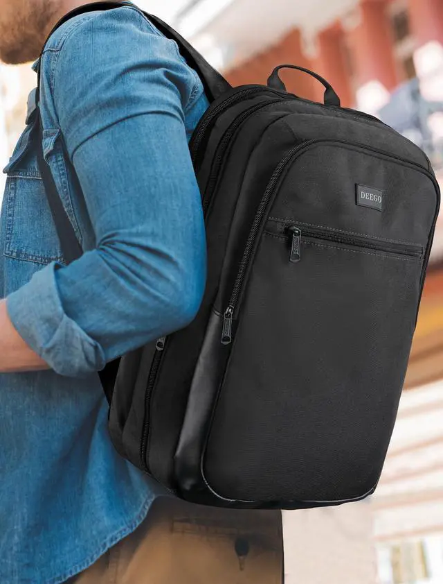 Alt view image 7 of 7 - Smell Proof Backpack with Combination Lock, 8 Layer Smell Proof Bag | Premium Water Resistant Smell Proof Stash Bag with Multi-Pocket for 15.6" Laptop, Medicine, Gifts for Men