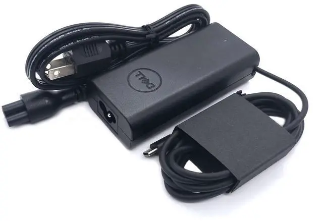 Main image of Latitude Laptop Charger 65W Type C USB C AC Adapter Power Cord XPS 13 9315 9340,XPS 13 Plus 9320,XPS 14 9440, Black, HKA65NM200