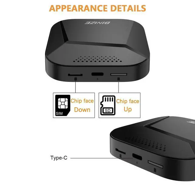 Alt view image 6 of 7 - Android 13 Carplay Ai Box Wireless CarPlay/Android Auto 4G+64G | 8-Core AI Box Carplay Video Apps Built-in Navigation Only Support Cars with OEM Wired CarPlay/Android Auto