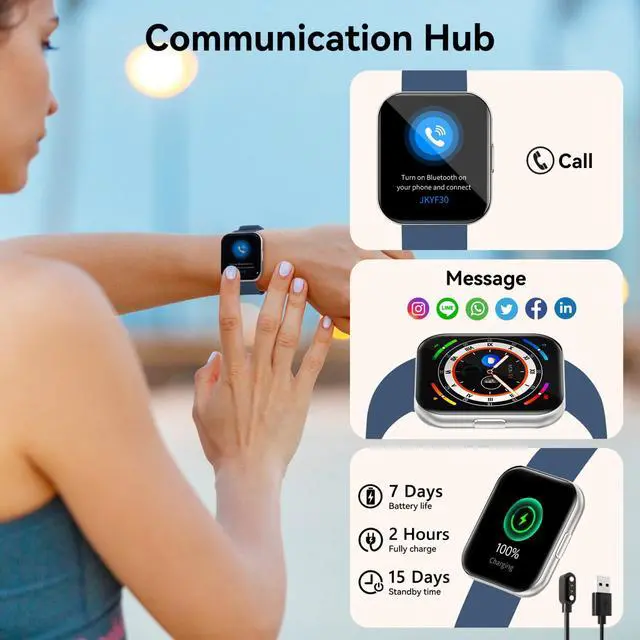 Alt view image 4 of 6 - Ultra-Thin Aluminum Smart Watches for Women iPhone/Android/Samsung Answer/Make Call Waterproof Slim Small Best Ladies Smart Watches 1.85 AMOLED Screen Heart Rate/Sleep/Spo2 Monitor 110+ Sport Modes