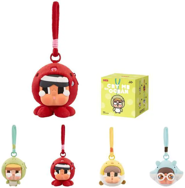 Main image of Crybaby Cry Me an Ocean Series Earphone Bag, Blind Box Portable Earbuds Case for Apple, Samsung, JBL, Headphone Earbud Protective Carrying Case Bag, Single Box