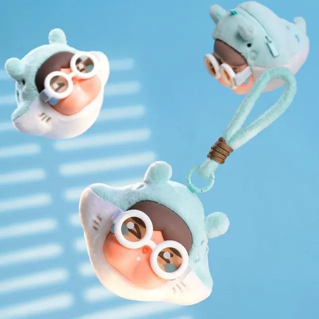 Alt view image 3 of 7 - Crybaby Cry Me an Ocean Series Earphone Bag, Blind Box Portable Earbuds Case for Apple, Samsung, JBL, Headphone Earbud Protective Carrying Case Bag, Single Box