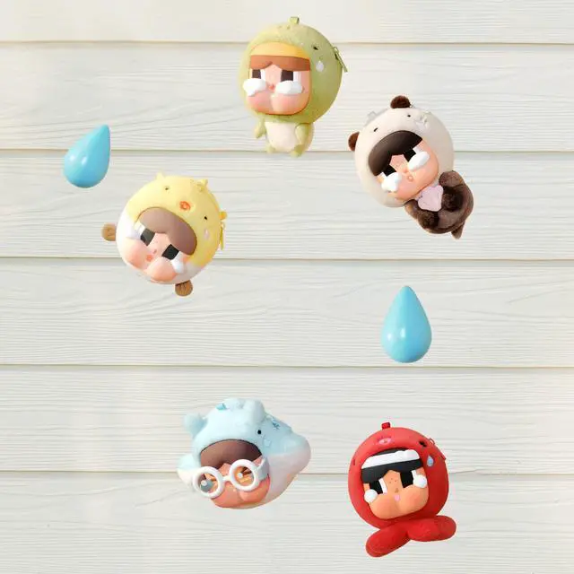 Alt view image 4 of 7 - Crybaby Cry Me an Ocean Series Earphone Bag, Blind Box Portable Earbuds Case for Apple, Samsung, JBL, Headphone Earbud Protective Carrying Case Bag, Single Box