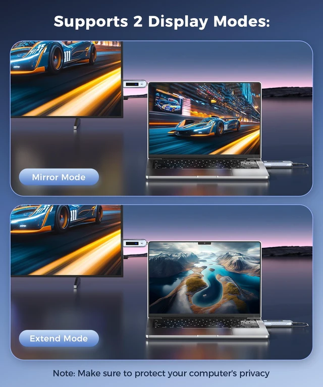 Alt view image 7 of 7 - 4K Wireless HDMI Transmitter and Receiver, 4K Input & Output,Plug and Play,Wireless HDMI Extender,Compatible with PC/Laptop/Camera/HDTV/Projector/TV Box