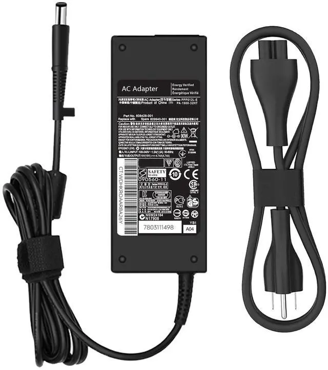 Main image of 90W 19V 4.74A AC Charger Compatible with HP 22-c0073w 22-df0003w All-in-One Desktop 609940-001 Laptop Power Supply Adapter (7.4mm×5.0mm)