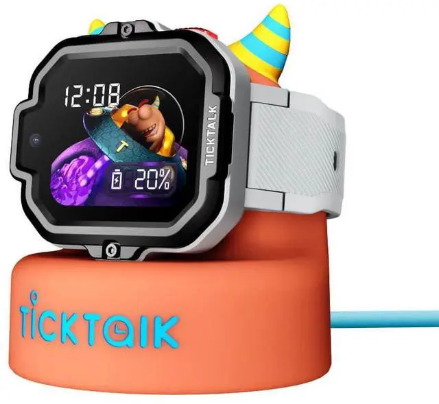 Alt view image 3 of 4 - 5 Cellular Kids Smart Watch (AT&T's Network) with GPS Tracker & Video Calling, Power Base and Tempered Glass Screen Protectors (2 per Pack) Bundle - Smart Watch for Kids with Parent Apps