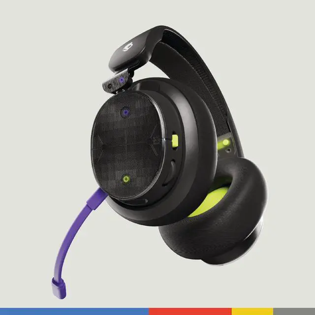 Alt view image 2 of 7 - PLYR Multi-Platform Wireless Gaming Headset - Digi-Black | Bluetooth Headphones, Removable Mic, 24 Hours Play, PC, Xbox, PlayStation, 2.4GHz Low Latency Wireless Transmitter Included