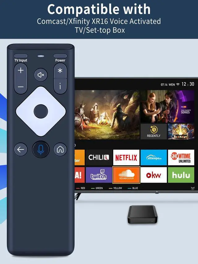 Alt view image 2 of 7 - XR16 Replacement Voice Remote Control for Xfinity Comcast TV Box Compatible with Flex Streaming Device Only