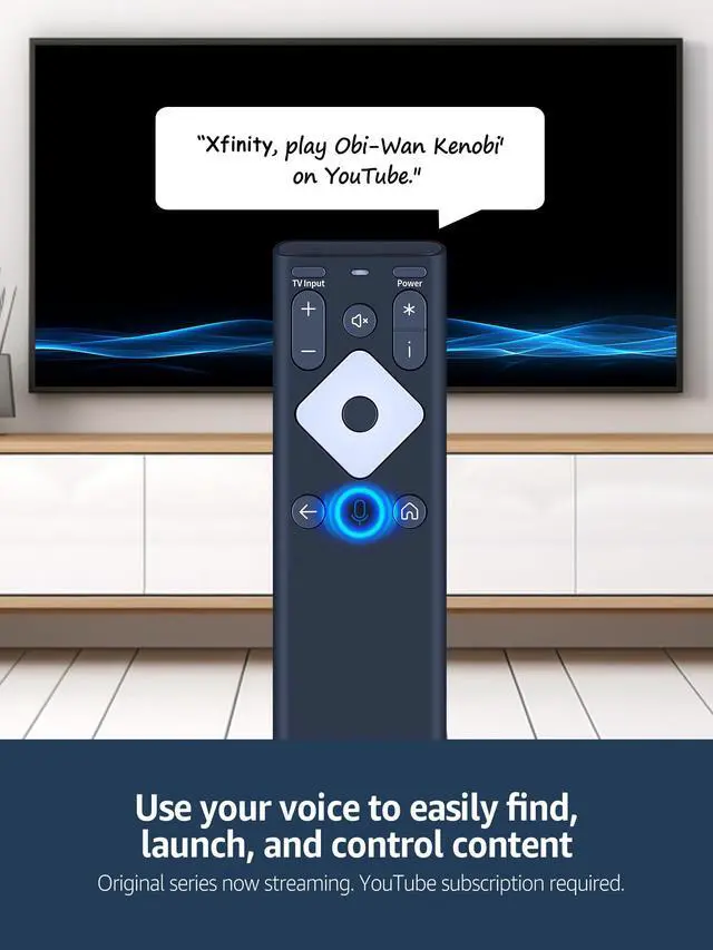 Alt view image 3 of 7 - XR16 Replacement Voice Remote Control for Xfinity Comcast TV Box Compatible with Flex Streaming Device Only