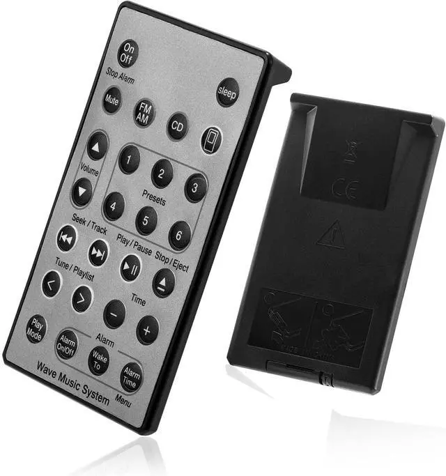 Main image of Replacement Remote Control for Bose Wave Sound Touch Music Radio System I II III IV - Without Battery Silver Color