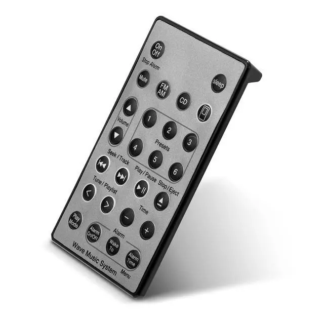 Alt view image 7 of 7 - Replacement Remote Control for Bose Wave Sound Touch Music Radio System I II III IV - Without Battery Silver Color
