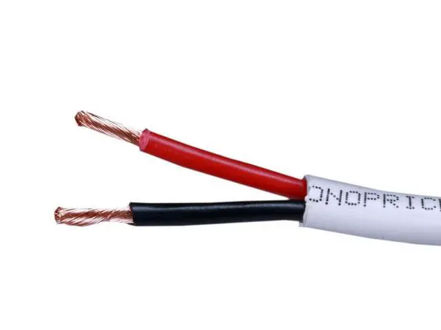 Alt view image 3 of 7 - 103844 250ft 12AWG CL2 Rated 2-Conductor Loud Speaker Cable (for In-Wall Installation), White