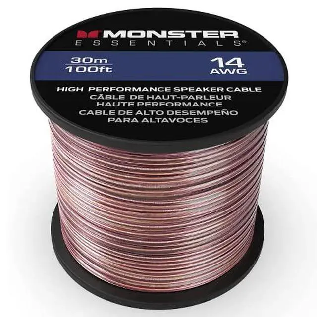 Alt view image 2 of 7 - XP 14 Gauge Speaker Wire 100ft, CCA Audio Cable for Home Theater, Car Audio, Subwoofers & Stereo Speakers, 14 AWG, Banana Plug Compatible