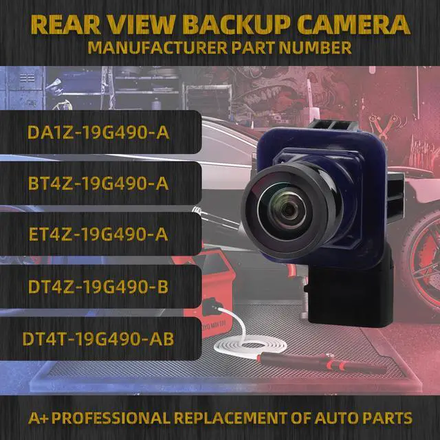 Alt view image 3 of 7 - Rear View Park Assist Backup Camera Replacement Compatible with Ford Edge 2011-2015 Lincoln MKX 2011-2013 Replaces# BT4Z-19G490-B