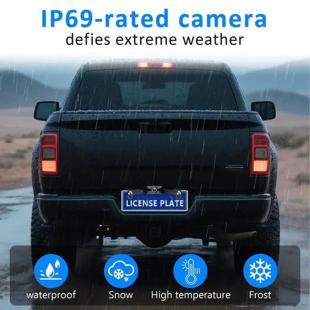 Alt view image 6 of 7 - Wireless Backup Camera for Truck, Rear View Camera for Pickup, 7" Monitor | Clear Night Vision, 12-Mins Easy Install for Truck & RV Owners, for Towing Campers, Trailers and 5th Wheels