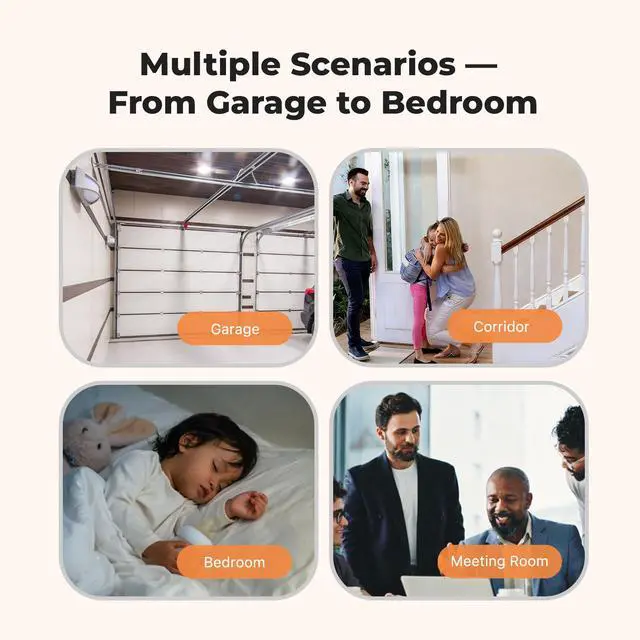 Alt view image 7 of 7 - Presence Sensor R2,24GHz mmWave Radar,Adjustable Sensitivity,Zigbee Hub Required,Battery Powered,Support Home Assistant,SmartThings,Homey or Echo Devices with Built-in Zigbee hub