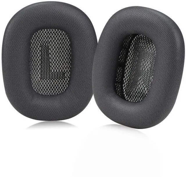 Main image of Ear Cushions for Apple AirPods Max Headphones, Protein Leather Earpads Replacement Covers Cups Pads with Sofer Memory Foam and Magnet(Black)