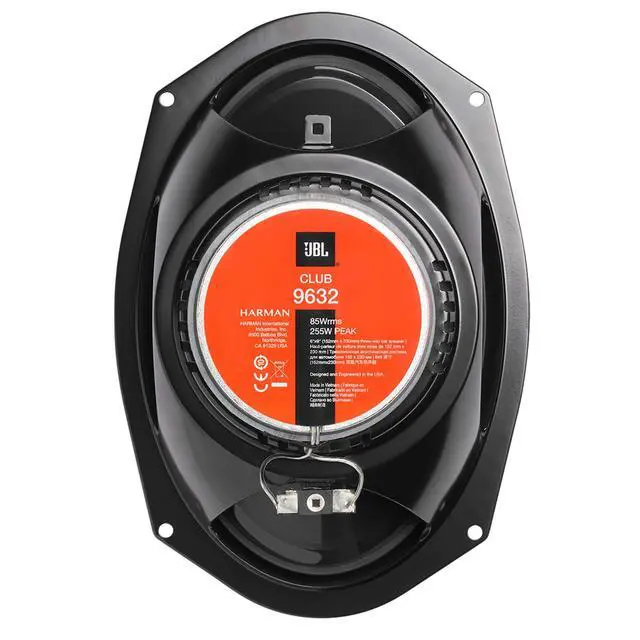 Alt view image 4 of 4 - Club 9632 - 6 x 9 Three-way car audio speaker, Black