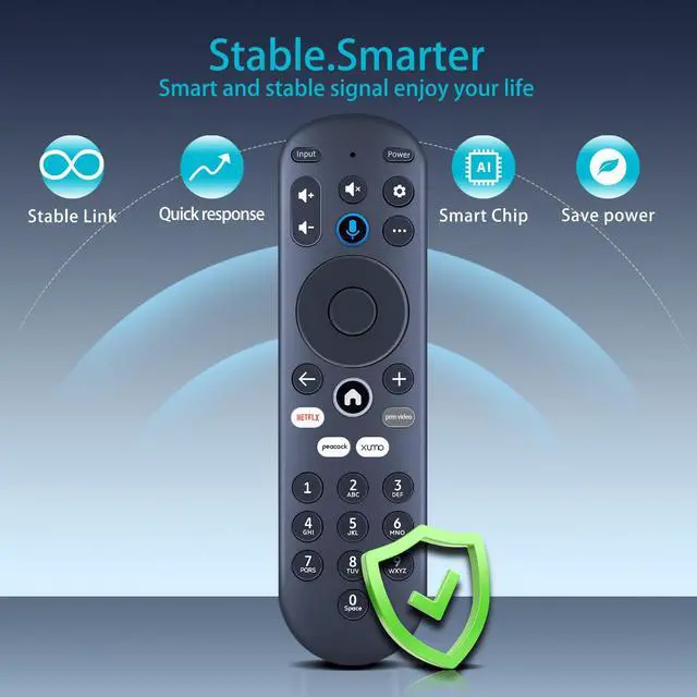 Alt view image 3 of 7 - Replacement Voice Remote Control for Element Xumo TV Stream Box | Compatible with Element 4K UHD HDR Xumo TV E500AC65C E500AC43C E500AC55C E500AC50C E500AE98C E300AE24C E550AE55C E550AE75C