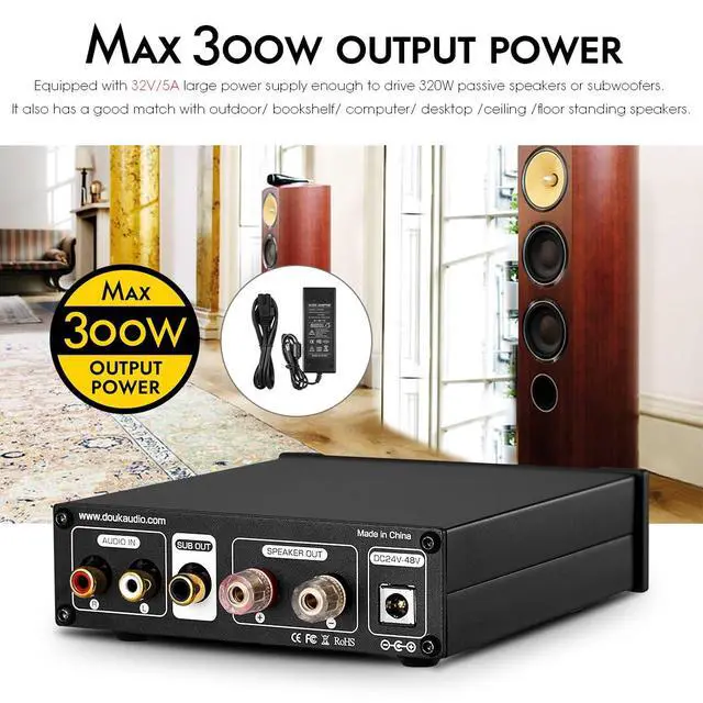 Alt view image 4 of 7 - G2 PRO TPA3255 Hi-Fi 300W Subwoofer Power Amplifier Mono Channel Class D SUB Audio Amp