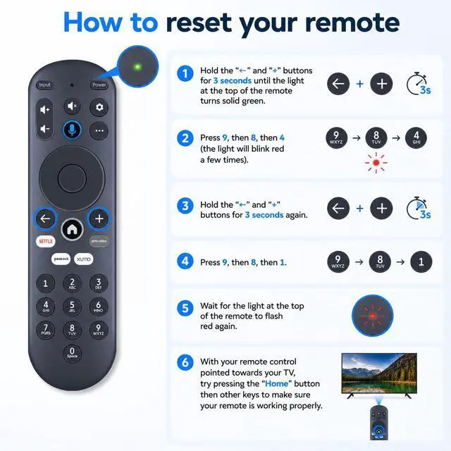 Alt view image 7 of 7 - Replacement Voice Remote Control for Element Xumo TV Stream Box | Compatible with Element 4K UHD HDR Xumo TV E500AC65C E500AC43C E500AC55C E500AC50C E500AE98C E300AE24C E550AE55C E550AE75C