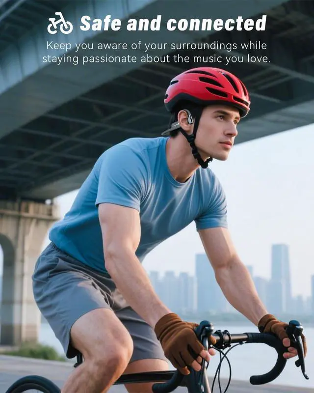 Alt view image 6 of 7 - Swimming Headphones, Bone Conduction Earbuds IP68 Waterproof Earbuds | 8G MP3 Player Swimming Earphones Underwater, Bluetooth 5.4 Open Ear Headphones for Swim Run Cycle Surf