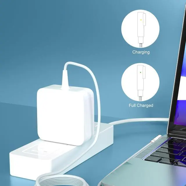 Alt view image 2 of 7 - 60W L-Tip Charger Compatible with Mac Book Pro 13" Before Mid 2012 | MagSafe 1 Charger Power Adapter for old Ma Book Pro 13" A1278 A1181 A1342 A1370 A1369 Before Mid 2012 Models