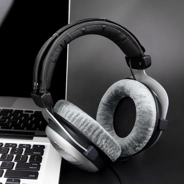 Alt view image 3 of 7 - Earpads for Beyerdynamic DT770/DT770 Pro - Silver | Also for DT511/DT801/DT831/DT901/HS300/MMX300/Custom One Pro Plus/Custom Studio Headphones