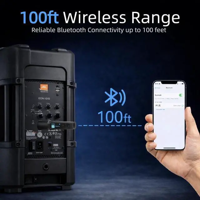 Alt view image 5 of 7 - Wireless XLR Bluetooth Receiver, High-Fidelity Audio