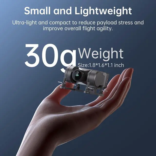 Alt view image 6 of 7 - Walksnail GM2 V1-Axis Gimbal FPV Head Tracking | Mechanical Stabilization, UART/PWM Control, Compatible with Walksnail VTX Models, for FPV Drones, RC Cars & Fixed-Wing