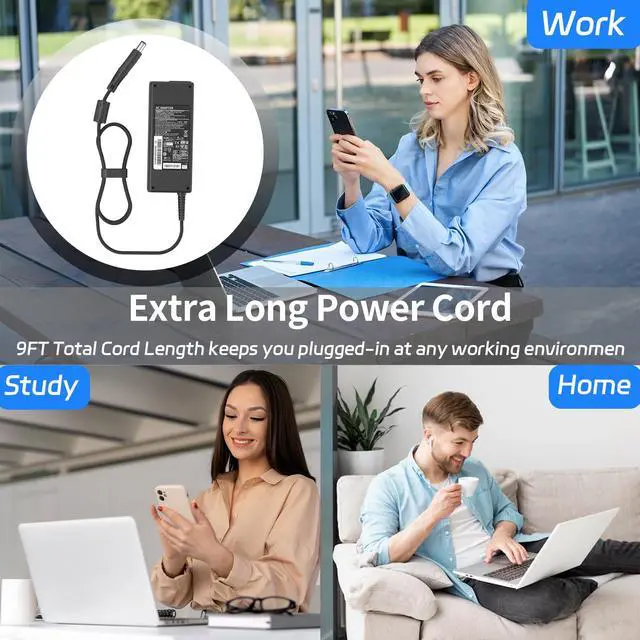 Alt view image 7 of 7 - 90W 4.74A AC Adapter Fit for HP L40098-001 All-in-One Desk 22 24 27 G1 ProDesk 400 600 G1 G2 G3 G4 G5 G6 Desktop Mini PC EliteDesk 800 G2 G3 G4 G6 G8 Power Supply