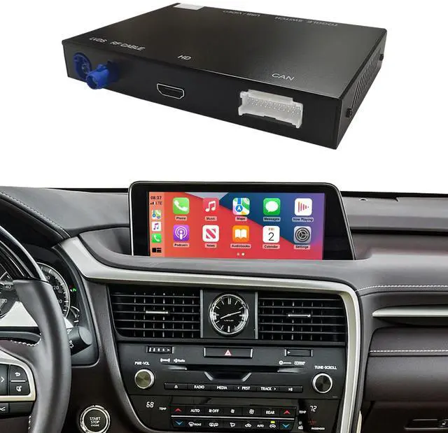 Main image of 2026 Upgraded Wireless CarPlay Retrofit Kit for Lexus | RX/NX/ES/UX/LS/LX/RC/LC/GS/IS 2014-2019 | Android Auto & Mirror Link & Backup Camera | Original Car Function Retained