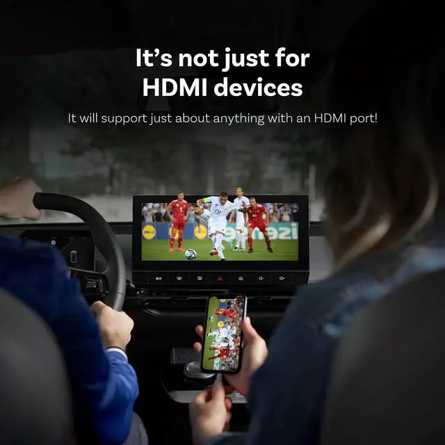 Alt view image 5 of 7 - HDMI Car Adapter with Wireless CarPlay for iPhone | Converts Factory Wired CarPlay to Wireless,Plug & Play,Fast Stable Connection,HDMI Output,Not for Android Auto