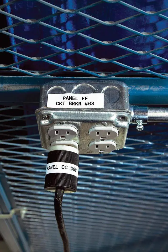Alt view image 3 of 5 - Multi-Purpose Vinyl Label Tape for M610, M611, M710, BMP61, and BMP71 Printers - 0.5" x 50', White. M6C-500-439