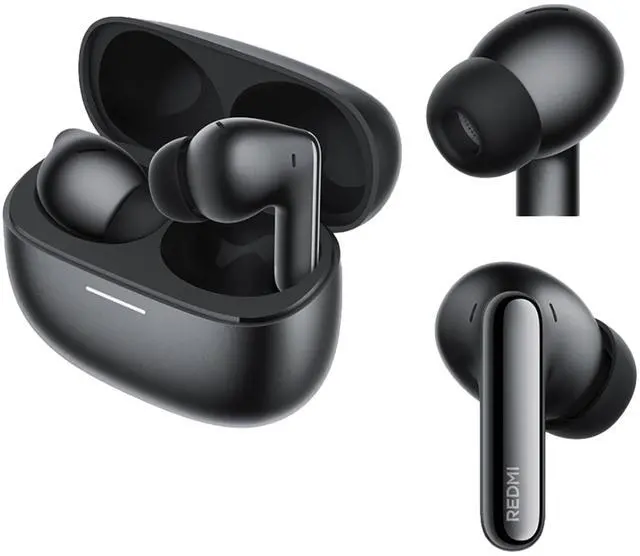 Main image of REDMI Buds 8 Pro Wireless Earbuds, 55dB Adaptive Noise Canceling Bluetooth 5.4, 33H Playtime, Hi-Res Audio, Coaxial Triple-Driver, IP54, USB-C Fast Charge, for iPhone Android, Black