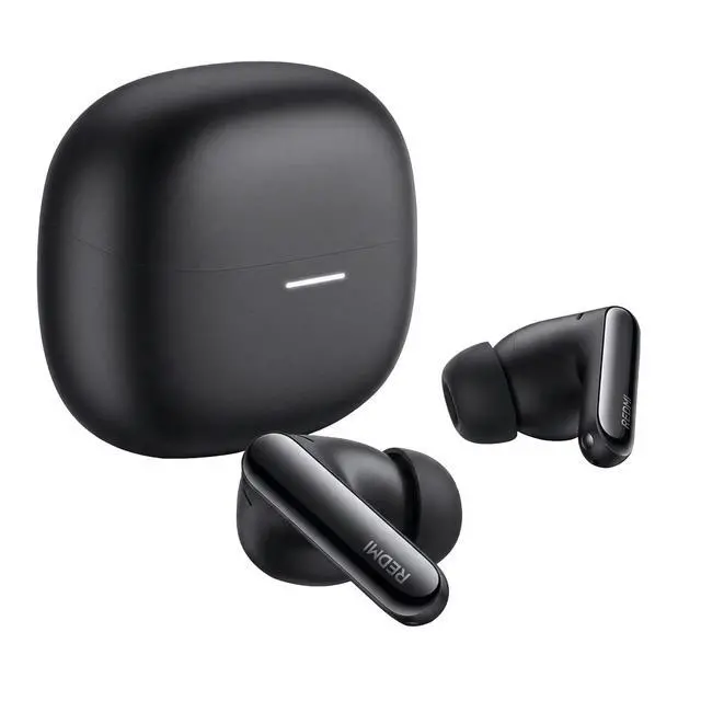 Alt view image 2 of 7 - REDMI Buds 8 Pro Wireless Earbuds, 55dB Adaptive Noise Canceling Bluetooth 5.4, 33H Playtime, Hi-Res Audio, Coaxial Triple-Driver, IP54, USB-C Fast Charge, for iPhone Android, Black
